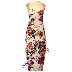 Ted Baker Natural Amabel Floral Strap Size 2(US 6)